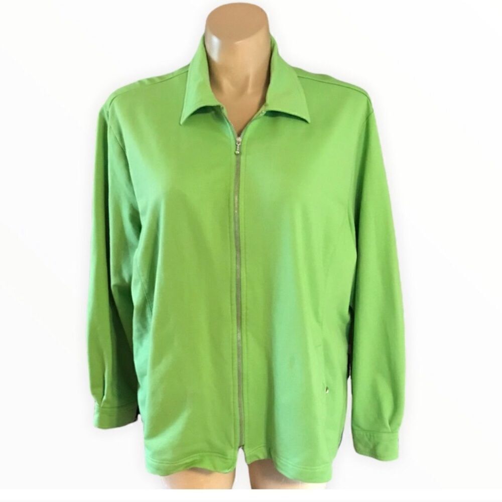 Links 3X Bright Green Jacket With Pockets